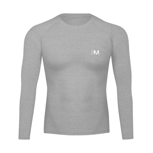 Long Sleeve Gym T-Shirt - Grey