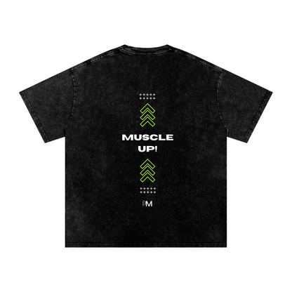 Muscle Up - Oversized Cotton T-Shirt
