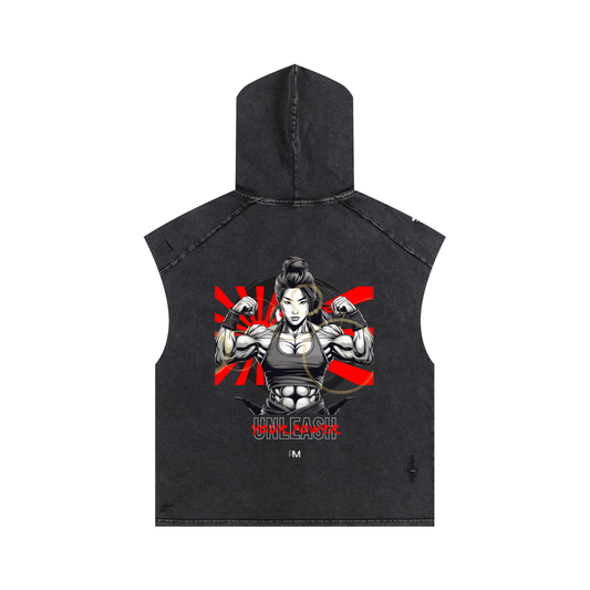 Unleash Your Power - Sleeveless Hoodie