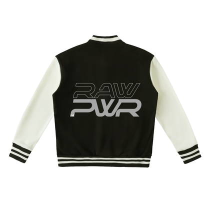 RAW Power Two-Tone Fleeced Varsity Jacket