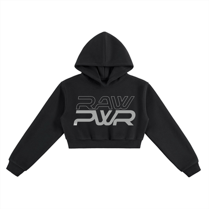 RAW Power Essential Cropped Hoodie