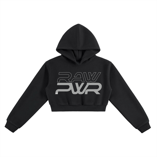 RAW Power Essential Cropped Hoodie