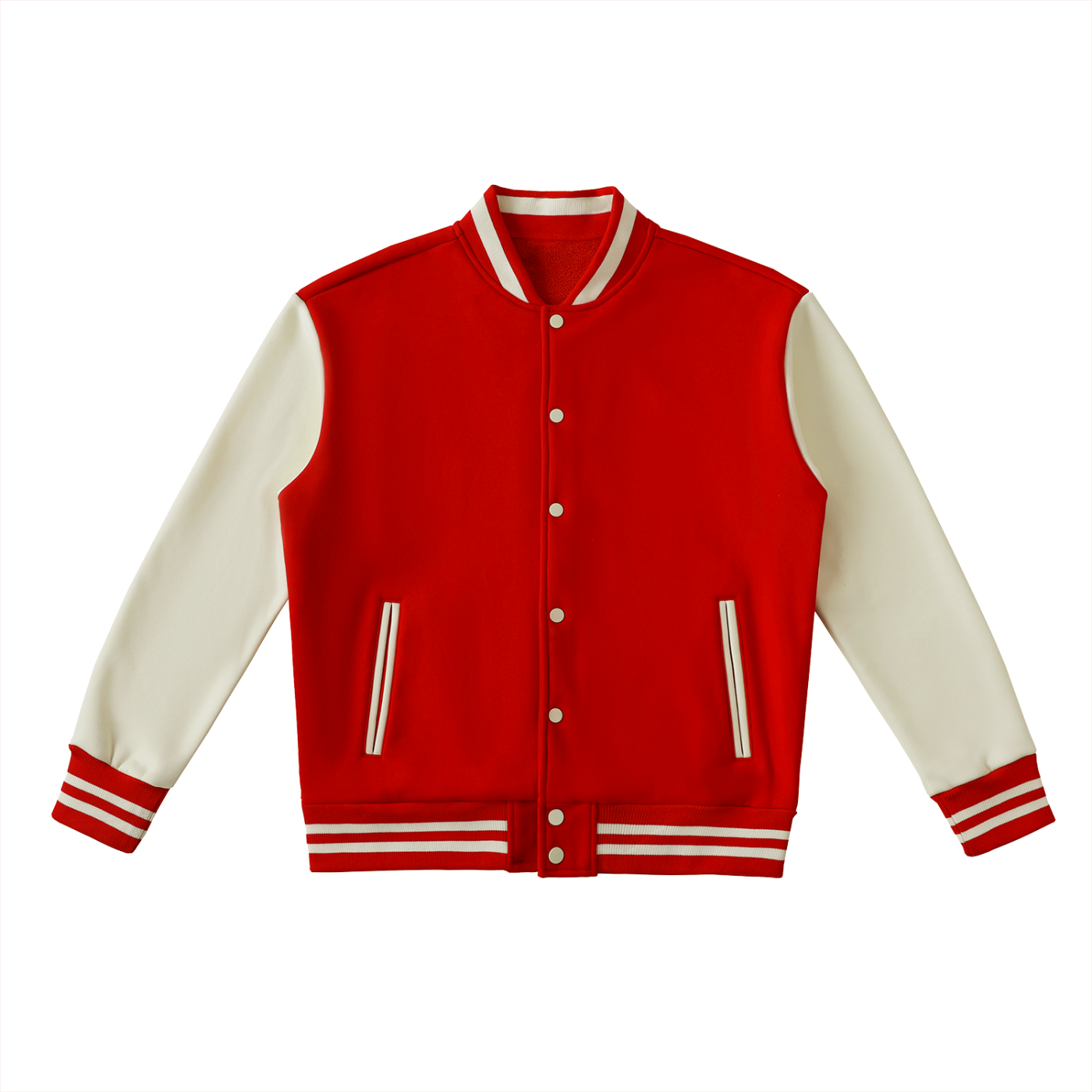 RAW Power Two-Tone Fleeced Varsity Jacket