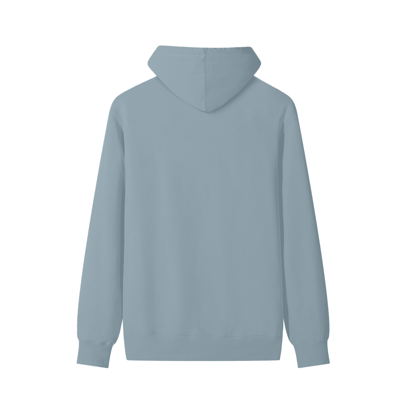 Light blue hoodie on a white background