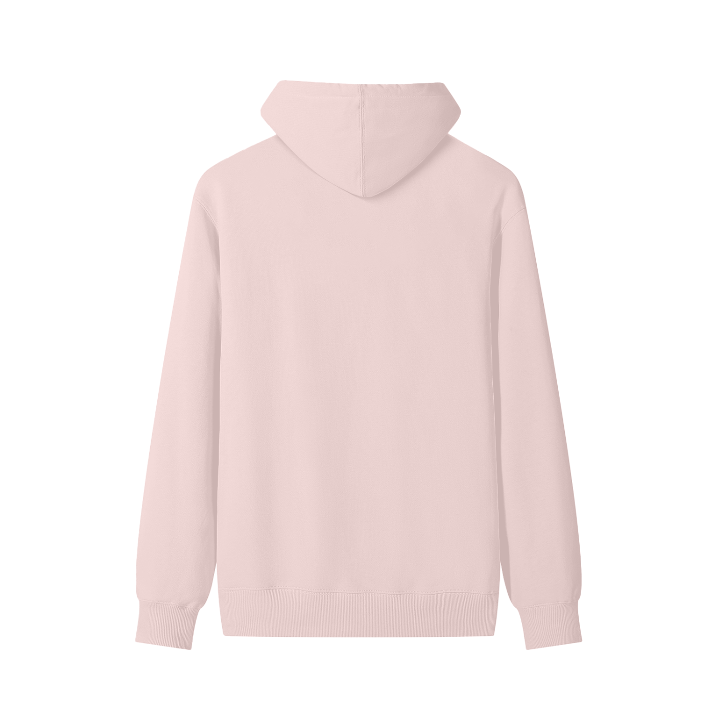 Pink hoodie on a white background