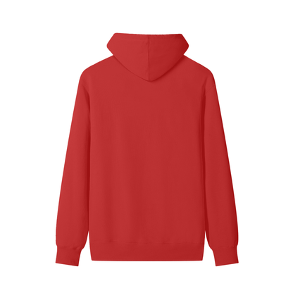 Red hoodie on a white background